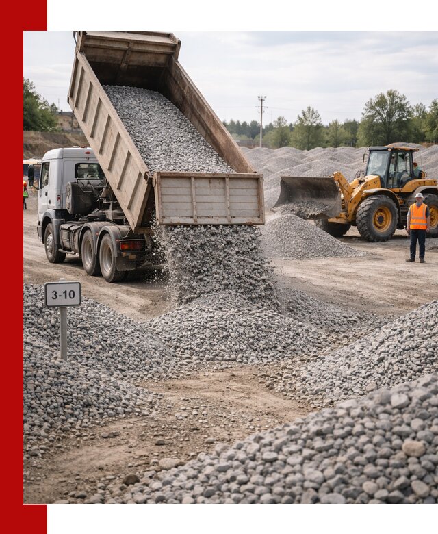 Гранитный щебень фракции 3–10: доставка и продажа в Белове