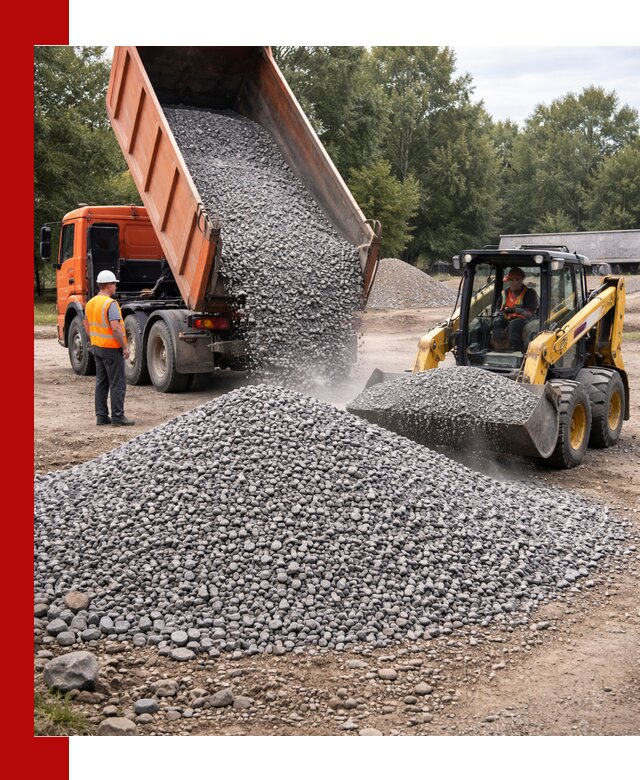 Купить гранитный щебень фракции 5–10 в Белове с доставкой