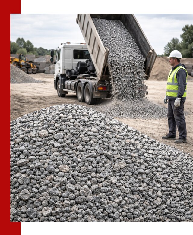 Доставка и продажа гранитного щебня фракции 5-20 в Белове