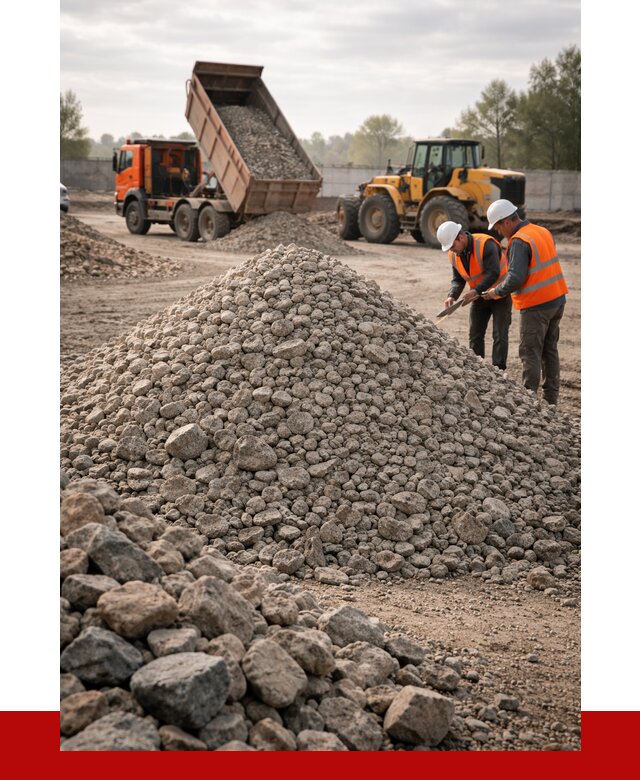 Гранитный щебень фракция 40-70 в Белове от 2715 руб ПРОНЕРУДБлв