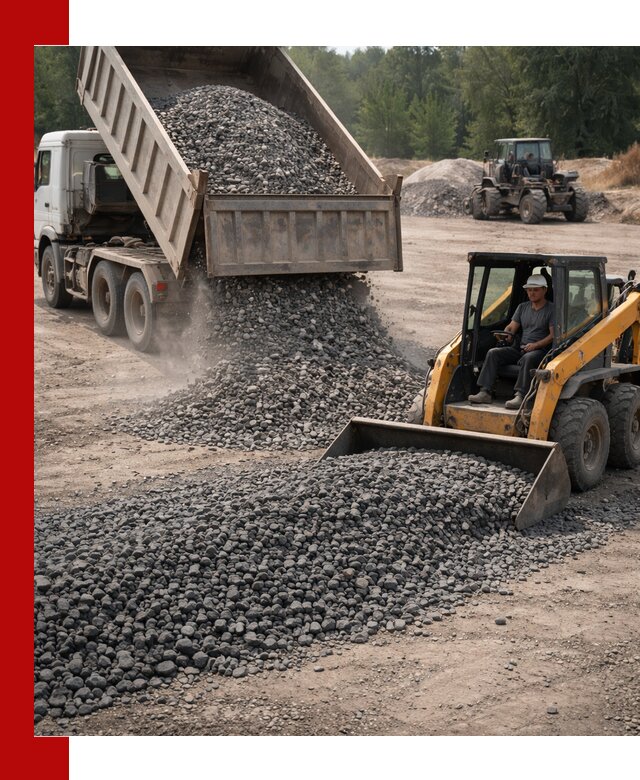 Гранитный щебень фракция 40-70 с доставкой в Белове
