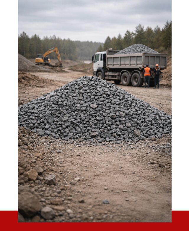 Щебень габбро диабаз фракция 40-70 в Белове от 2389 р-ПРОНЕРУДБлв