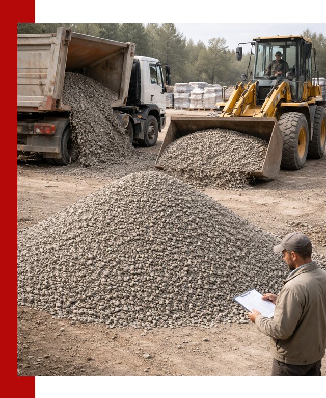 Гравийный щебень фракция 5–10 с доставкой в Белове