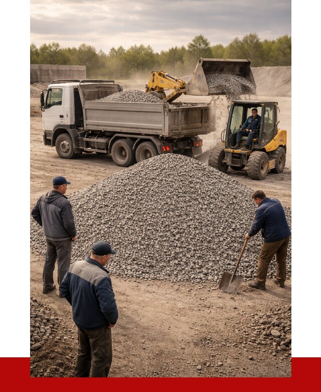 Гравийный щебень фракция 5-20 в Белове от 2606 р. ПРОНЕРУДБлв