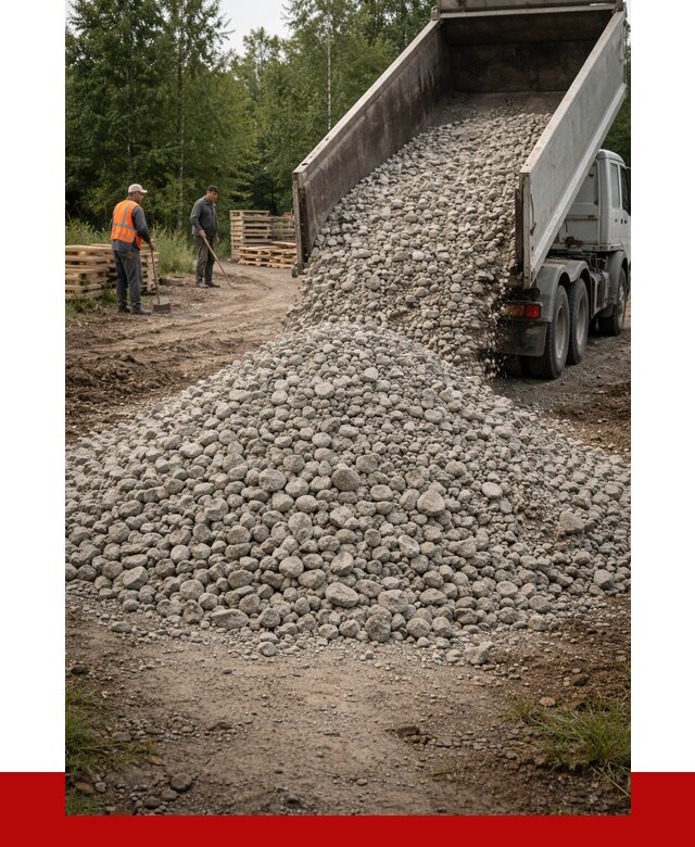 гравийный щебень фракция 70-120 в Белове от 2660 р. ПРОНЕРУДБлв