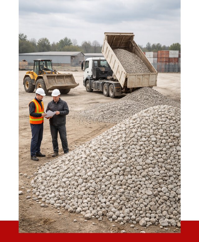 Известняковый щебень в Белове от 1520 р. доставка | ПРОНЕРУДБлв