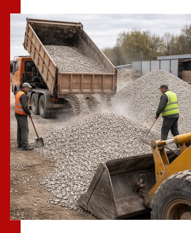 Доломитовый щебень фракции 5-20 с доставкой в Белове