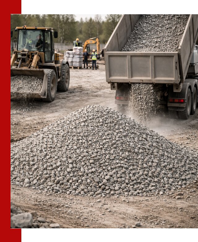 Вторичный щебень фракции 5-20 в Белове — доставка и продажа крупнотоннажно