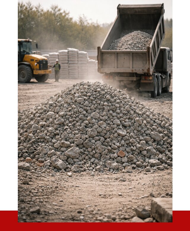 Вторичный щебень фракция 70-150 в Белове от 1520 р. | ПРОНЕРУДБлв