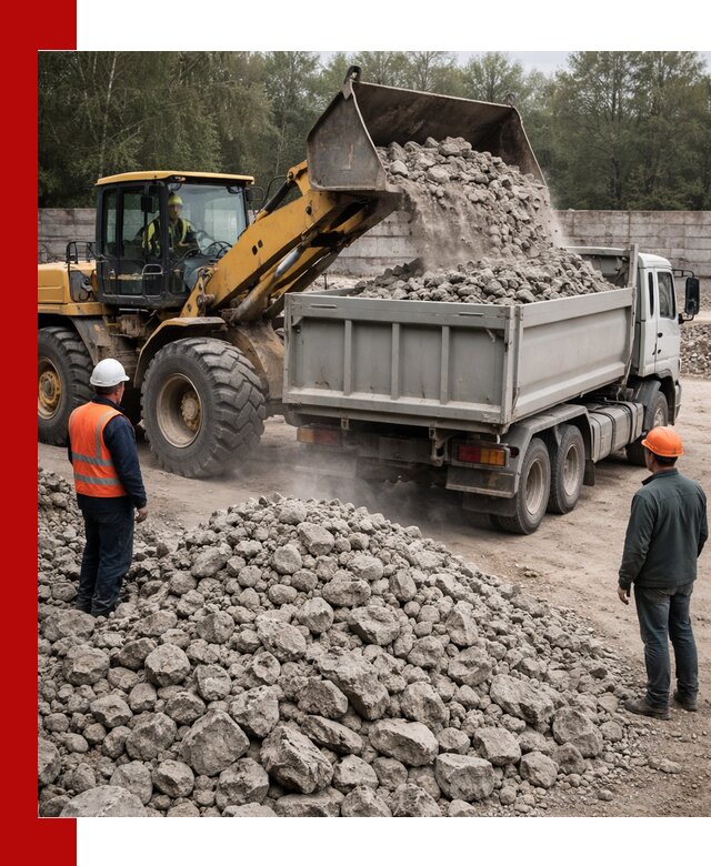 Вторичный щебень фракция 70–150 в Белове с доставкой