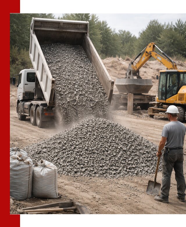 Доставка и продажа бетонного щебня в Белове