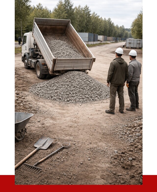 Бетонный щебень фракция 5-20 в Белове от 3475 р., ПРОНЕРУДБлв