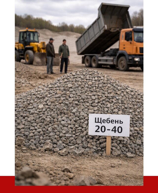 Бетонный щебень фракция 20-40 в Белове от 2660 р. | ПРОНЕРУДБлв