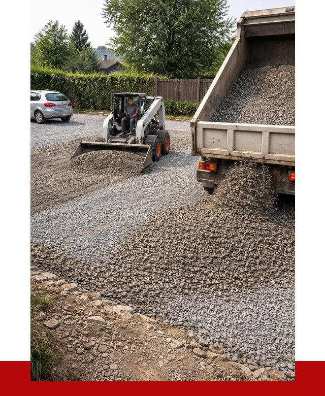 Щебень для парковки в Белове с доставкой от 1303 р.| ПРОНЕРУДБлв