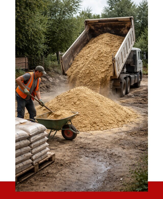 Купить песок с доставкой в Белове от 1955 р. | ПРОНЕРУДБлв