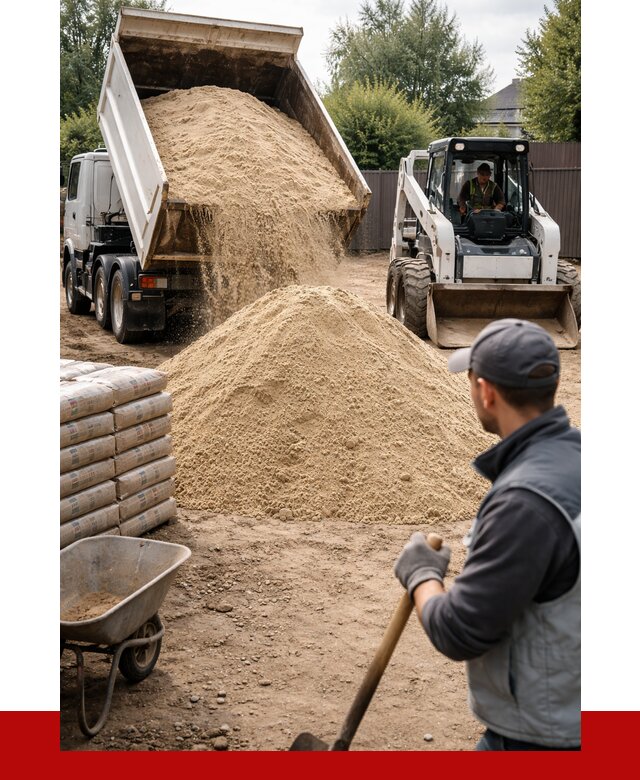 Мытый речной песок с доставкой в Белове от 1575 р. | ПРОНЕРУДБлв