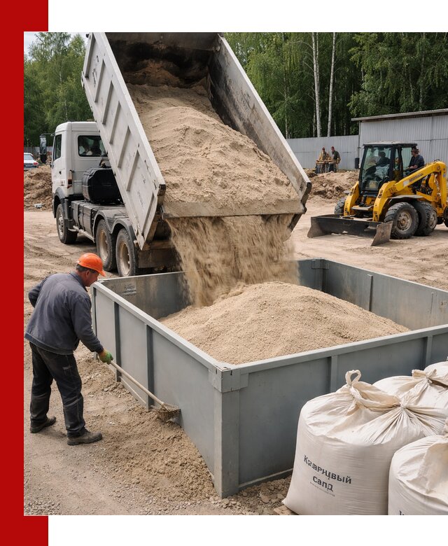 Кварцевый песок для фильтра в Белове — доставка и качество