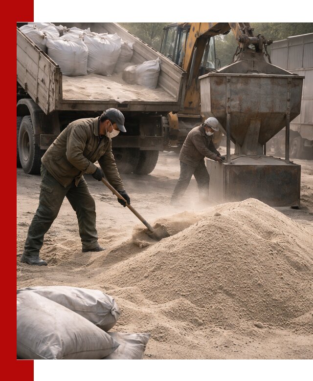 Кварцевый песок для пескоструя в Белове — доставка и качество