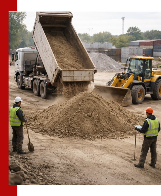 Доставка и продажа пескогрунта оптом и в розницу в Белове