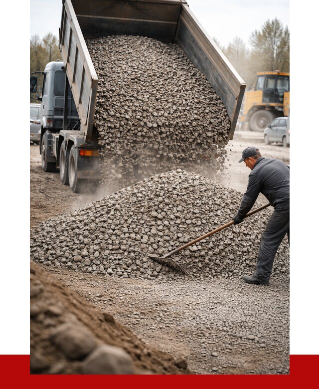 Гравий фракция 20-40 в Белове от 2715 р. доставка | ПРОНЕРУДБлв