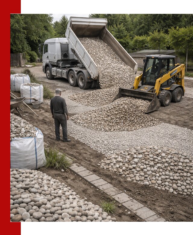 Доставка морской гальки оптом и в розницу в Белове