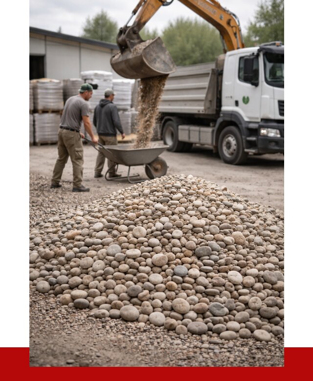Галька декоративная в Белове от 3475 р. за куб | ПРОНЕРУДБлв
