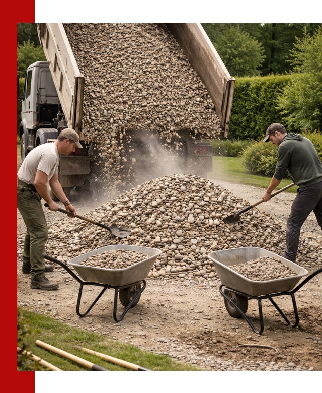 Доставка и продажа декоративной гальки в Белове