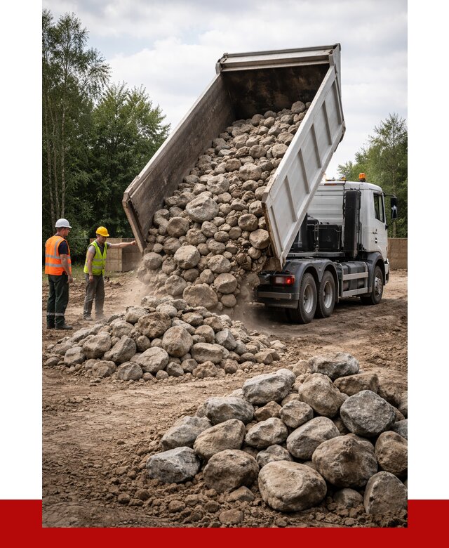 Купить булыжник в Белове с доставкой от 4887 р. за куб | ПРОНЕРУДБлв