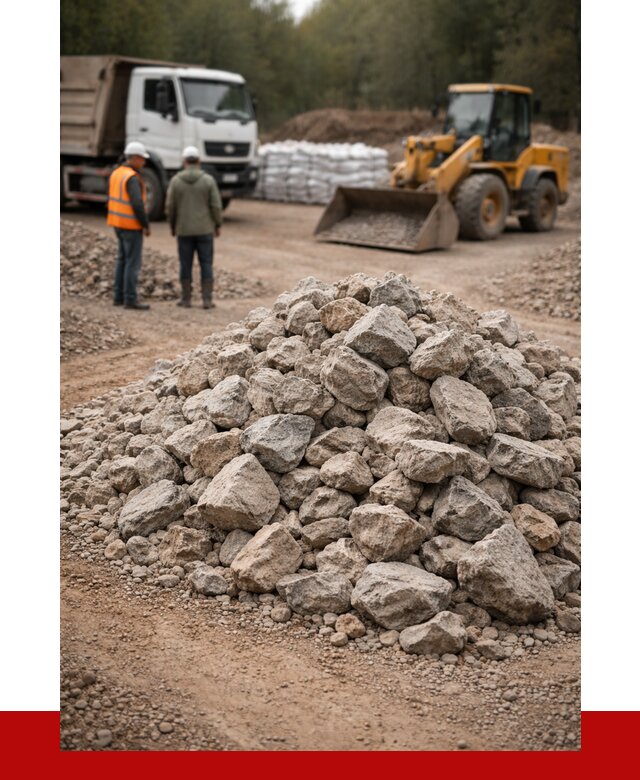 Купить бутовый камень с доставкой в Белове от 2498 р. | ПРОНЕРУДБлв