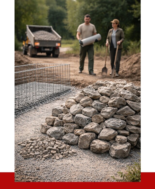 Камень для габионов фракция 100-200 в Белове от 5212 р. | ПРОНЕРУДБлв