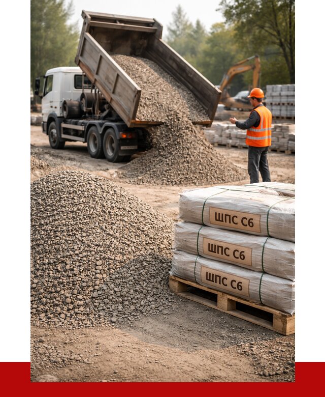ЩПС С6 в Белове с доставкой от 2389 р. за куб | ПРОНЕРУДБлв