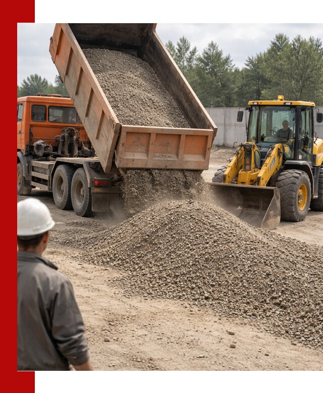 Доставка щпс С8 самосвалами в Белове от производителя