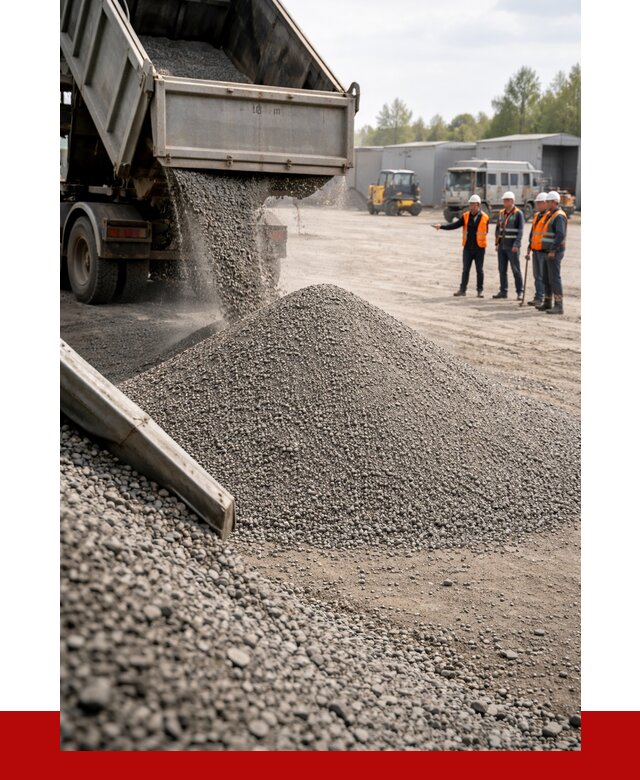 Гравийный отсев 0-5 в Белове от 1303 р. с доставкой | ПРОНЕРУДБлв