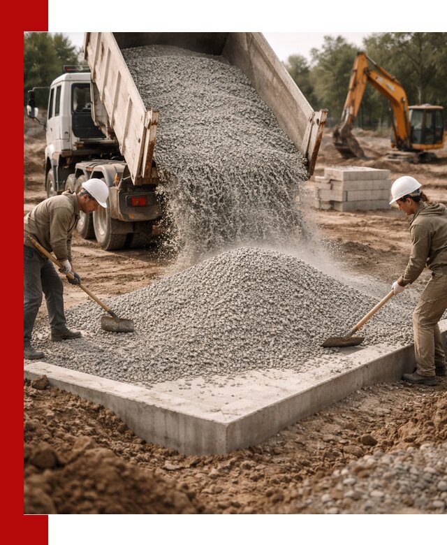 Доставка и продажа отсева для бетона в Белове