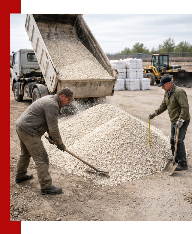 Мраморная крошка с доставкой и разгрузкой в Белове