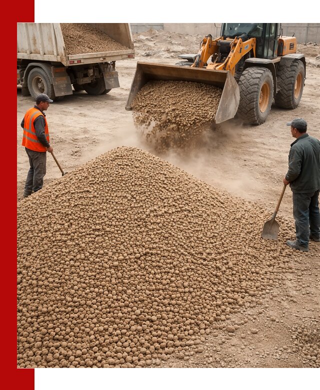 Керамзит фракция 10-20 с доставкой в Белове