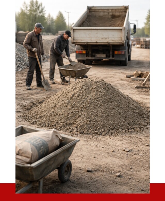 Цементно-песчаная смесь М150 в Белове от 5104 р. | ПРОНЕРУДБлв