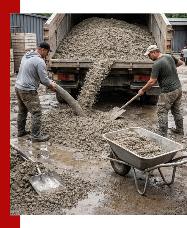 Цементно-песчаная смесь М150 доставка в Белове