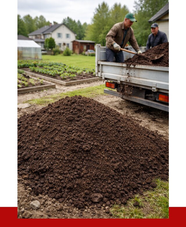 Плодородный грунт в Белове с доставкой от 4561 р. | ПРОНЕРУДБлв
