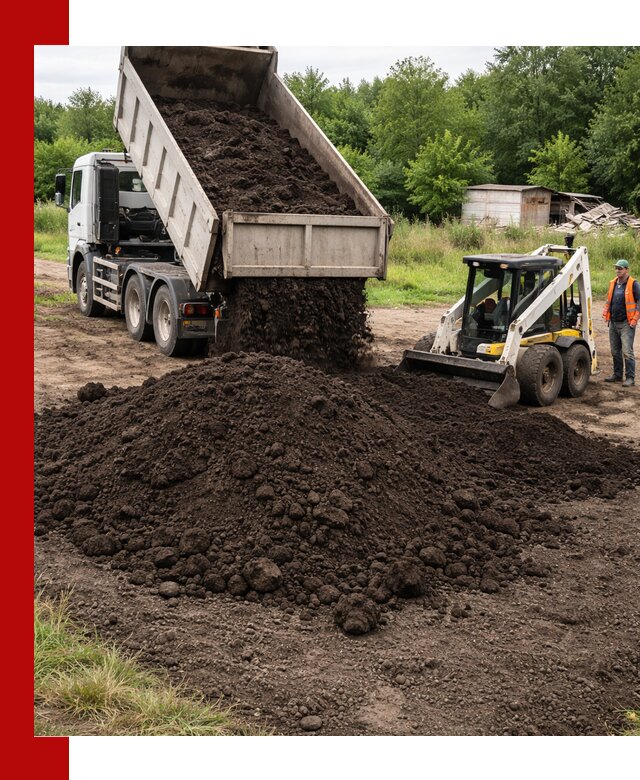 Поставка плодородной земли с доставкой самосвалом в Белове