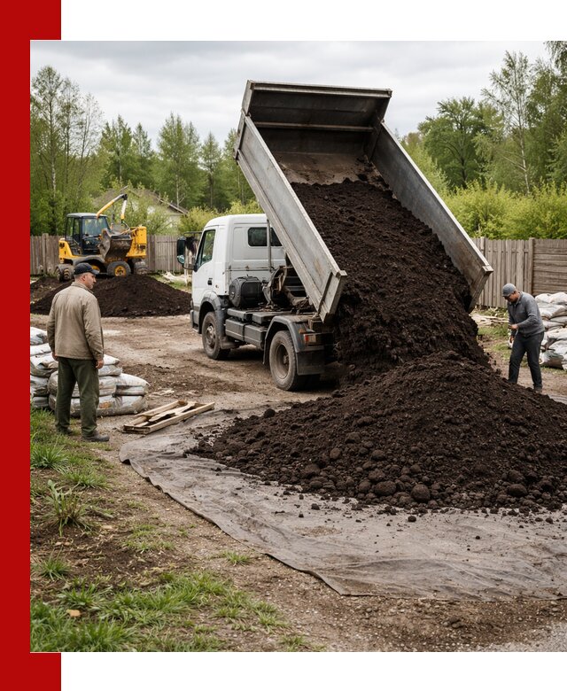 Доставка качественного почвогрунта в Белове оптом и в розницу