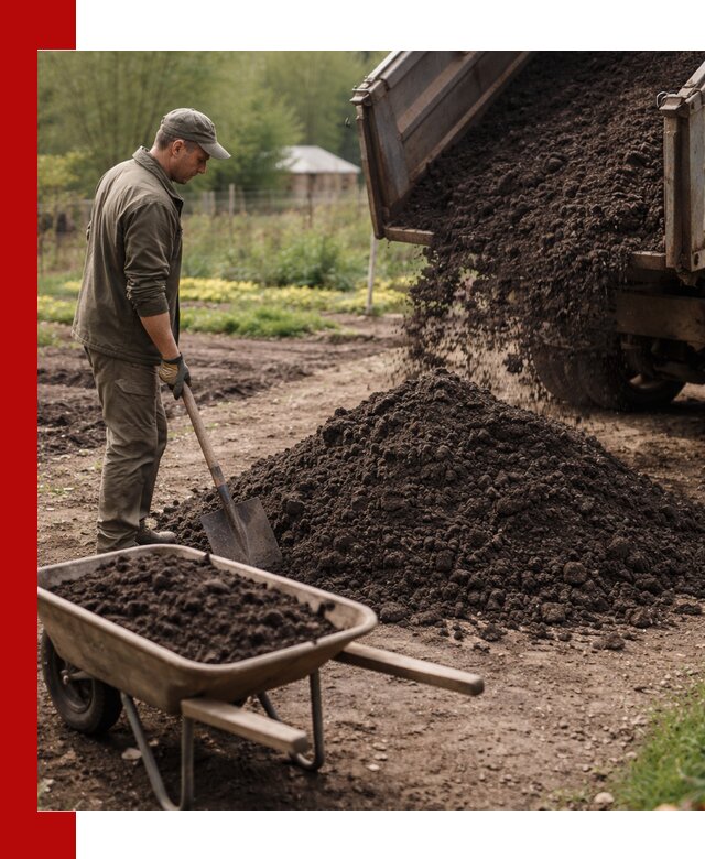 Доставка качественной земли для огорода в Белове