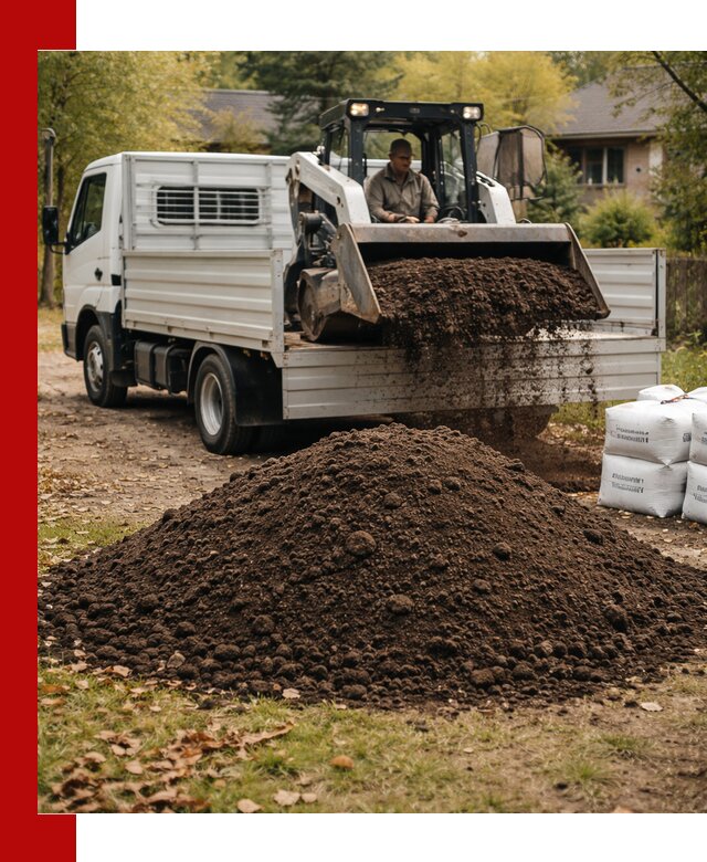 Доставка садовой земли в больших объёмах в Белове