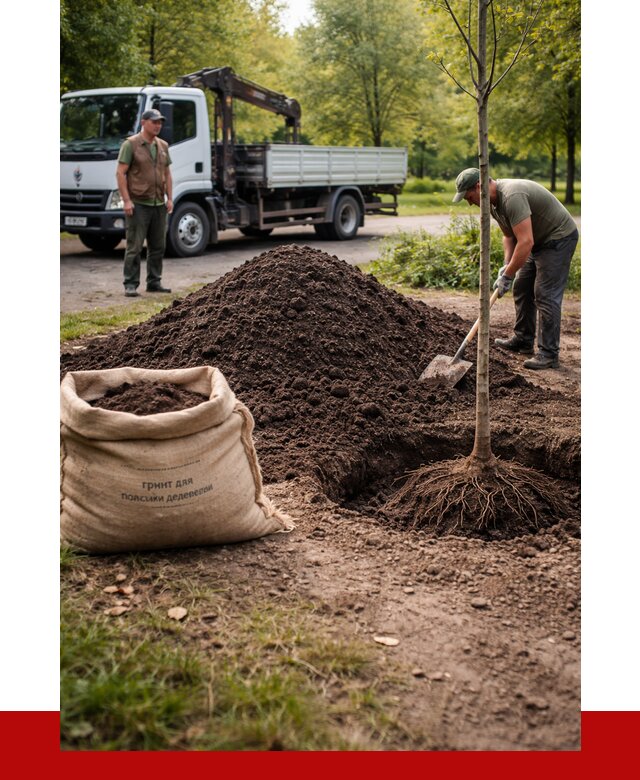 Грунт для посадки деревьев в Белове от 1303 р. | ПРОНЕРУДБлв