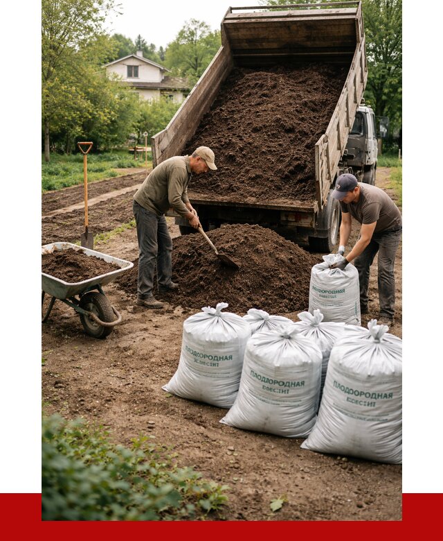 Плодородная смесь в Белове от 4561 р./куб с доставкой | ПРОНЕРУДБлв