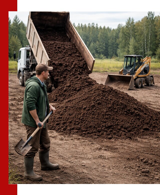 Купить верховой торф с доставкой в Белове для садоводства и растений