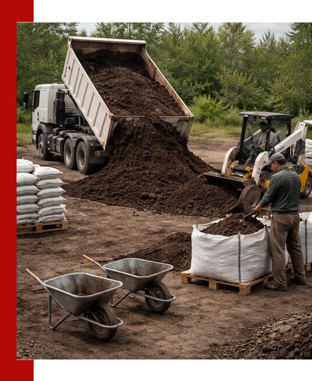 Доставка и продажа торфогрунта в Белове оптом и в розницу