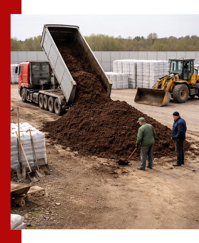 Доставка торфяных смесей оптом и в розницу в Белове