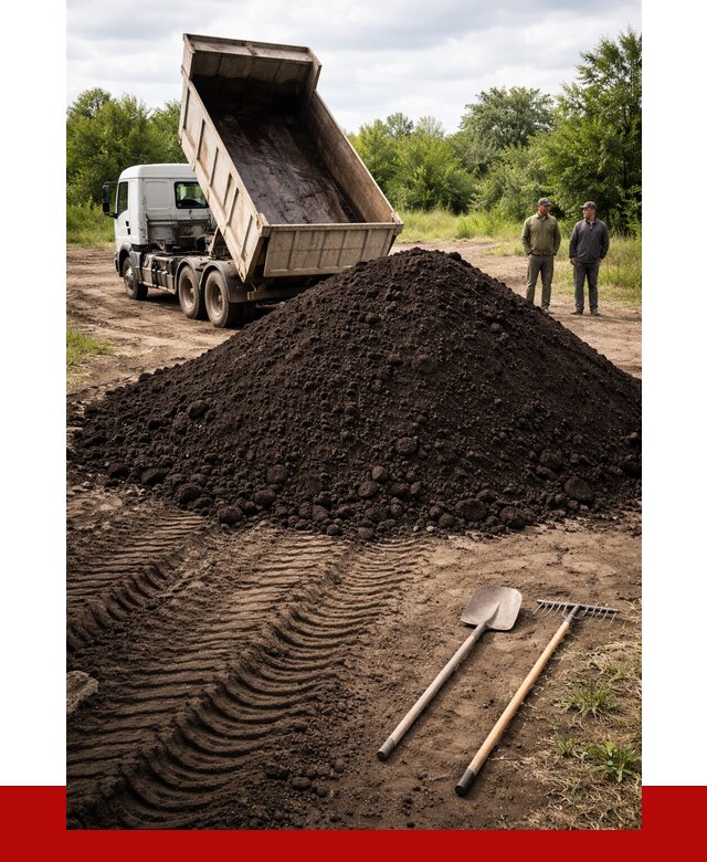 Купить чернозем навалом в Белове от 1303 р. за куб | ПРОНЕРУДБлв