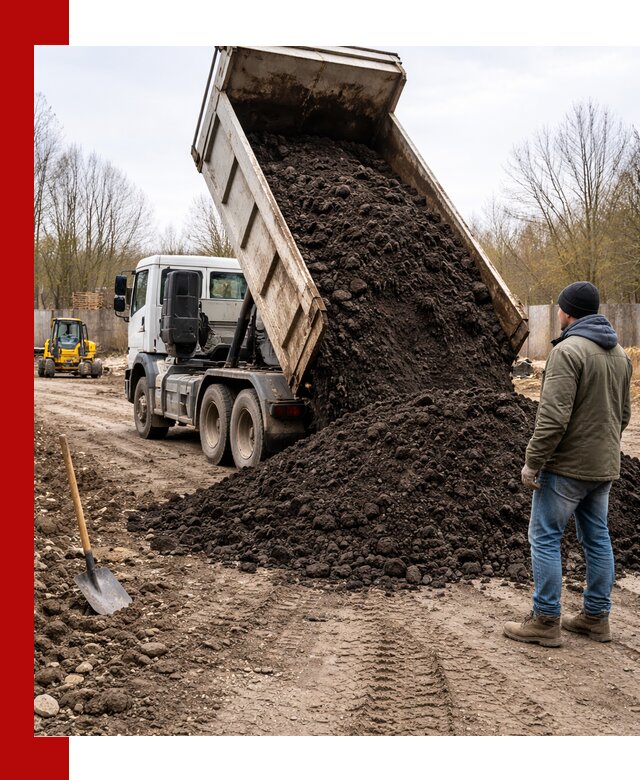Доставка чернозема навалом в Белове быстро и выгодно